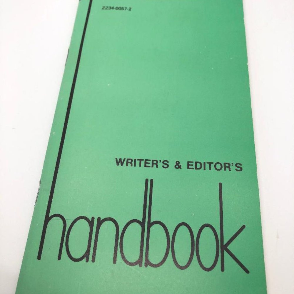 IBM Boca Raton Writer's & Editor's Handbook from 1987
